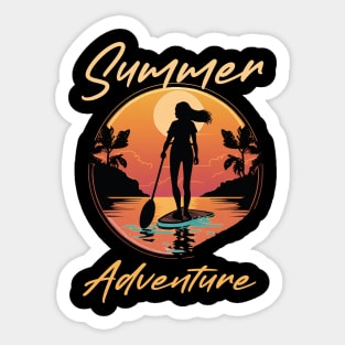 Summer Adventure Sticker